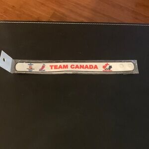 Team Canada White Wristband